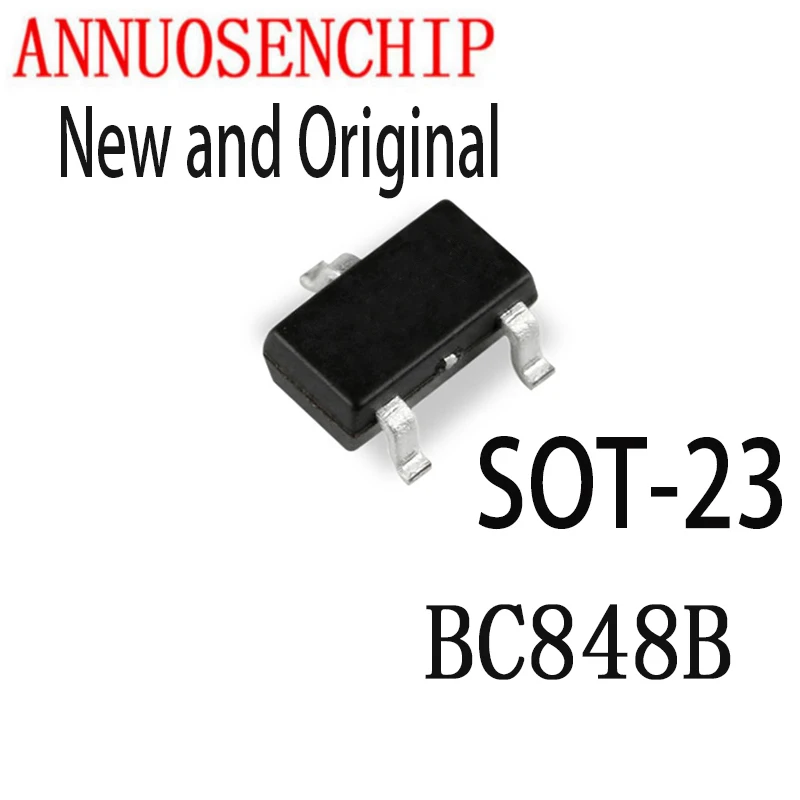 100PCS New And Original SOT23 BC848 SOT SMD SOT-23 1K New Transistor BC848B