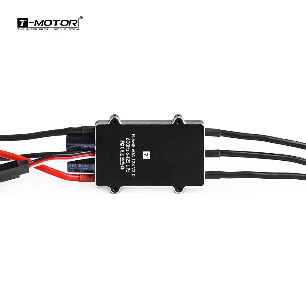 

T-motor FLAME 60A HV 12S Electronic Speed Controller (6-12s 600HZ NO BEC) waterproof ESC for UAV drone