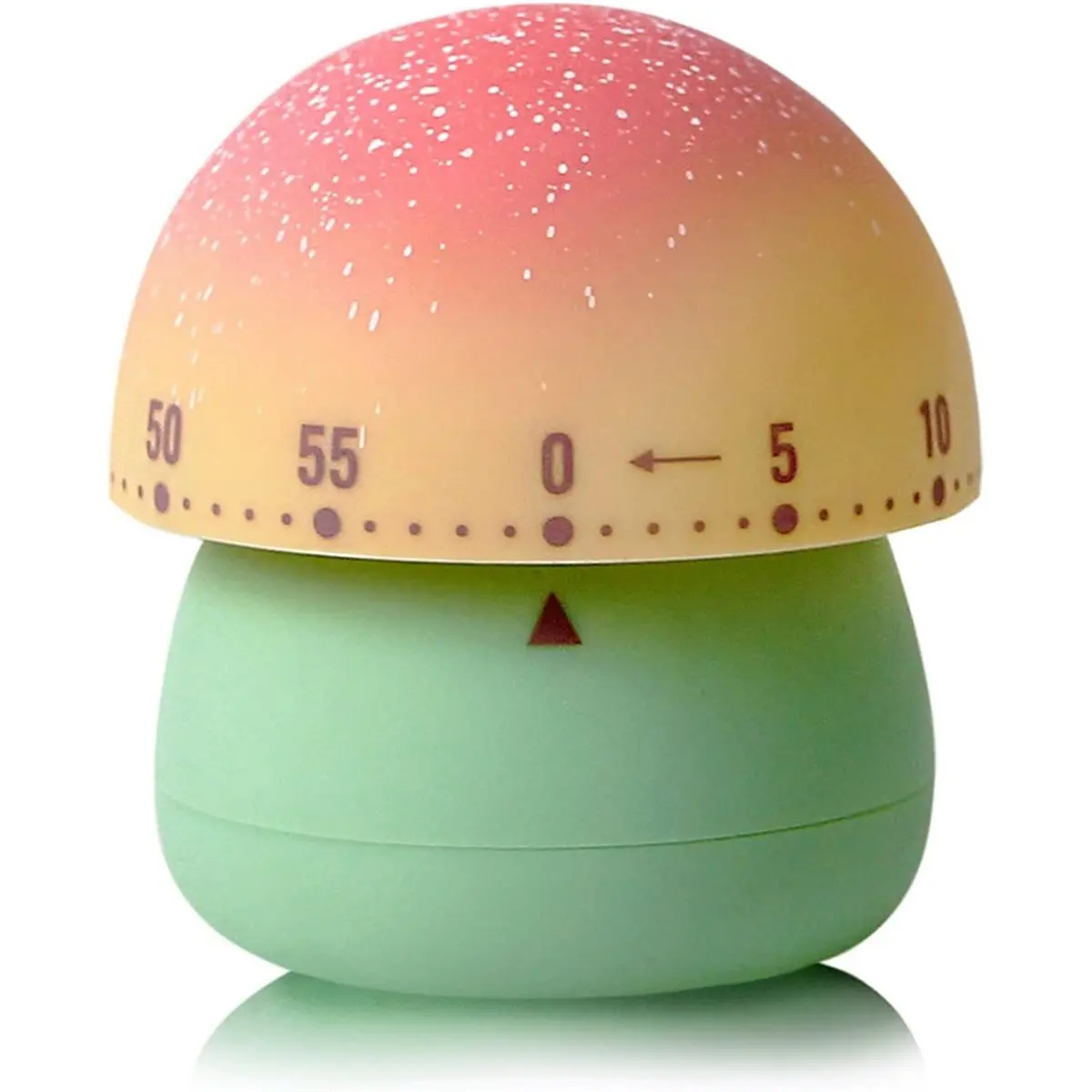 2026 Trend Mushroom-Shaped Mechanical Kitchen Timer 60-Minute Wind-Up Countdown for Cooking, Study