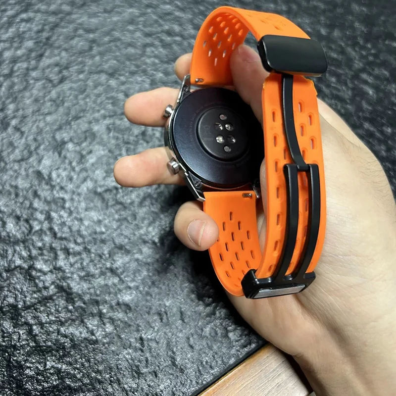 22mm 20mm cinturino con fibbia magnetica in silicone per Amazfit Active 2 cinturino sportivo per Amazfit GTR4 3 47mm GTS2 3 4 4mini Bip 3 5 5 unità