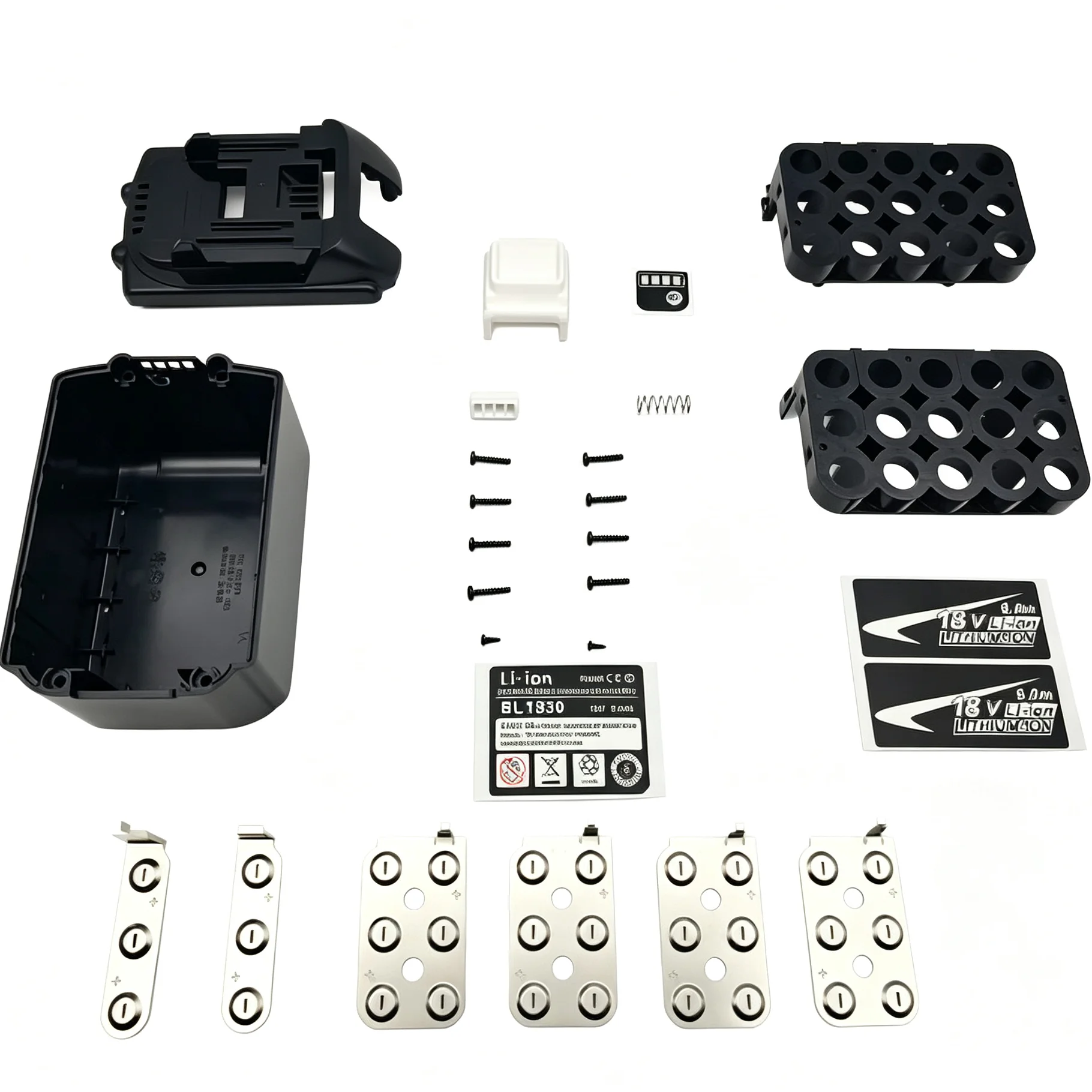 Charging Protection Circuit Board Shell Box BL1890 Li-ion Battery Case PCB BL1860-15 For Makita 18V 9.0Ah Sticker Label Housings
