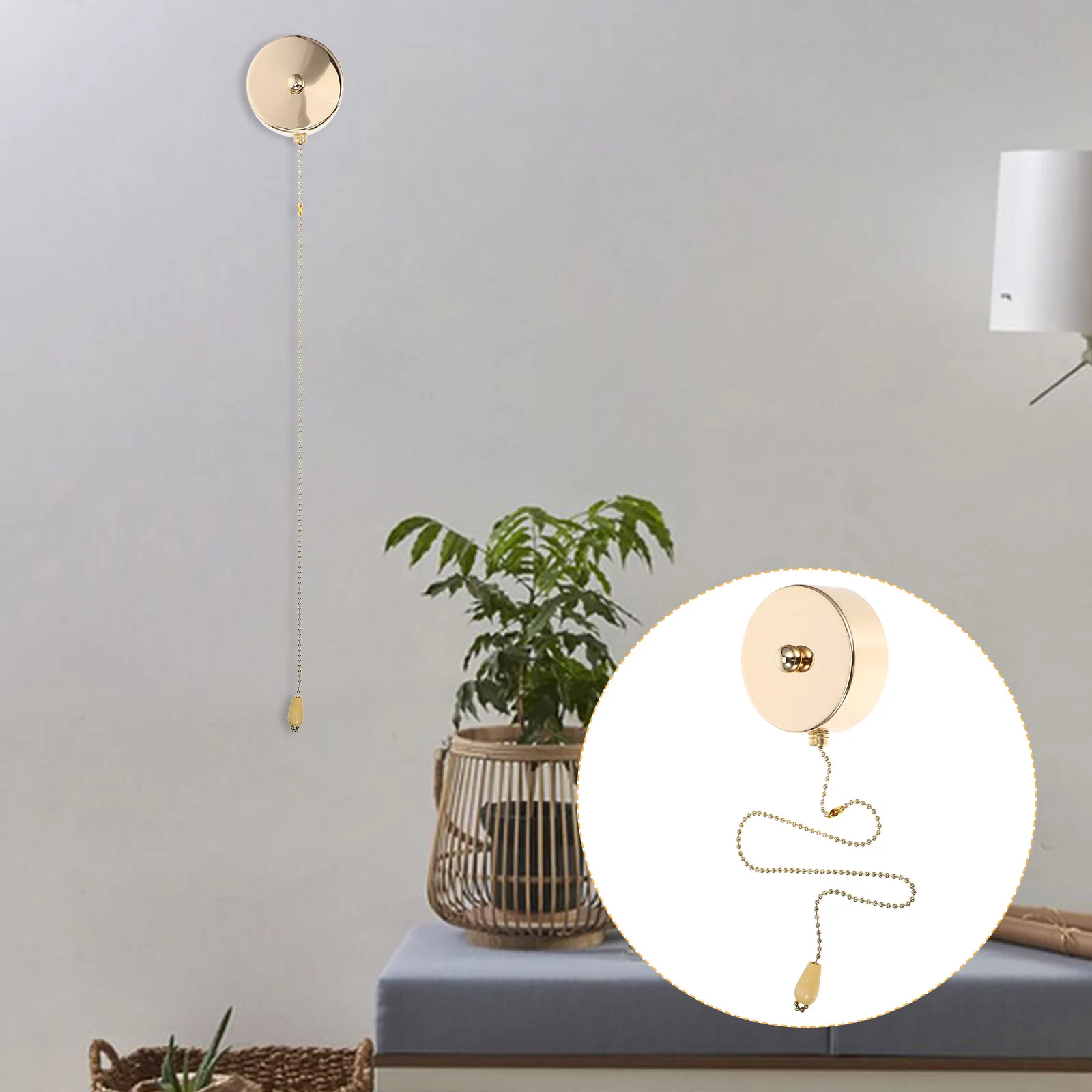 

Wall Ceiling Parts Replacement Controller Repair Kit Exhaust Chains for Wall Lights Cabinet Lights Pull Chain Home Electrical