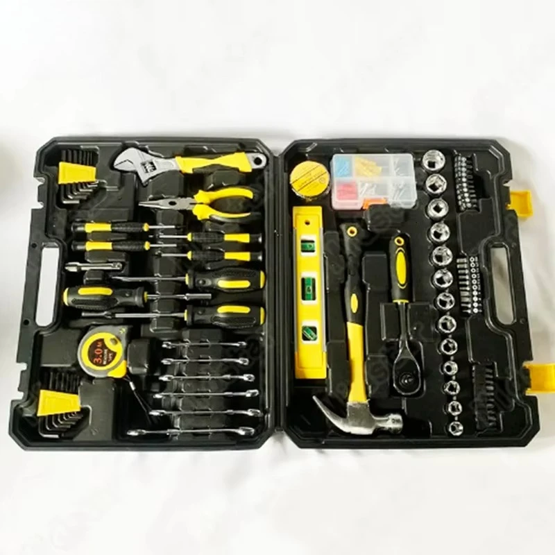 Multi-functional Household Hand Tools Set Tool Box Tool Kit 108 Pieces Repair Kit Mechanical Sets of Mechanical Tool Box