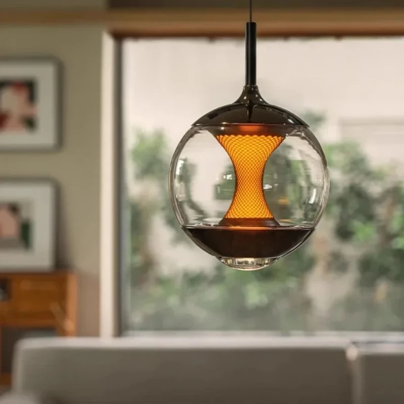 

Modern Glass Pendant Light for Dining Room Table Entryway Balcony Round Table Bedroom Bedside Chandelier Indoor Lighting Fixture