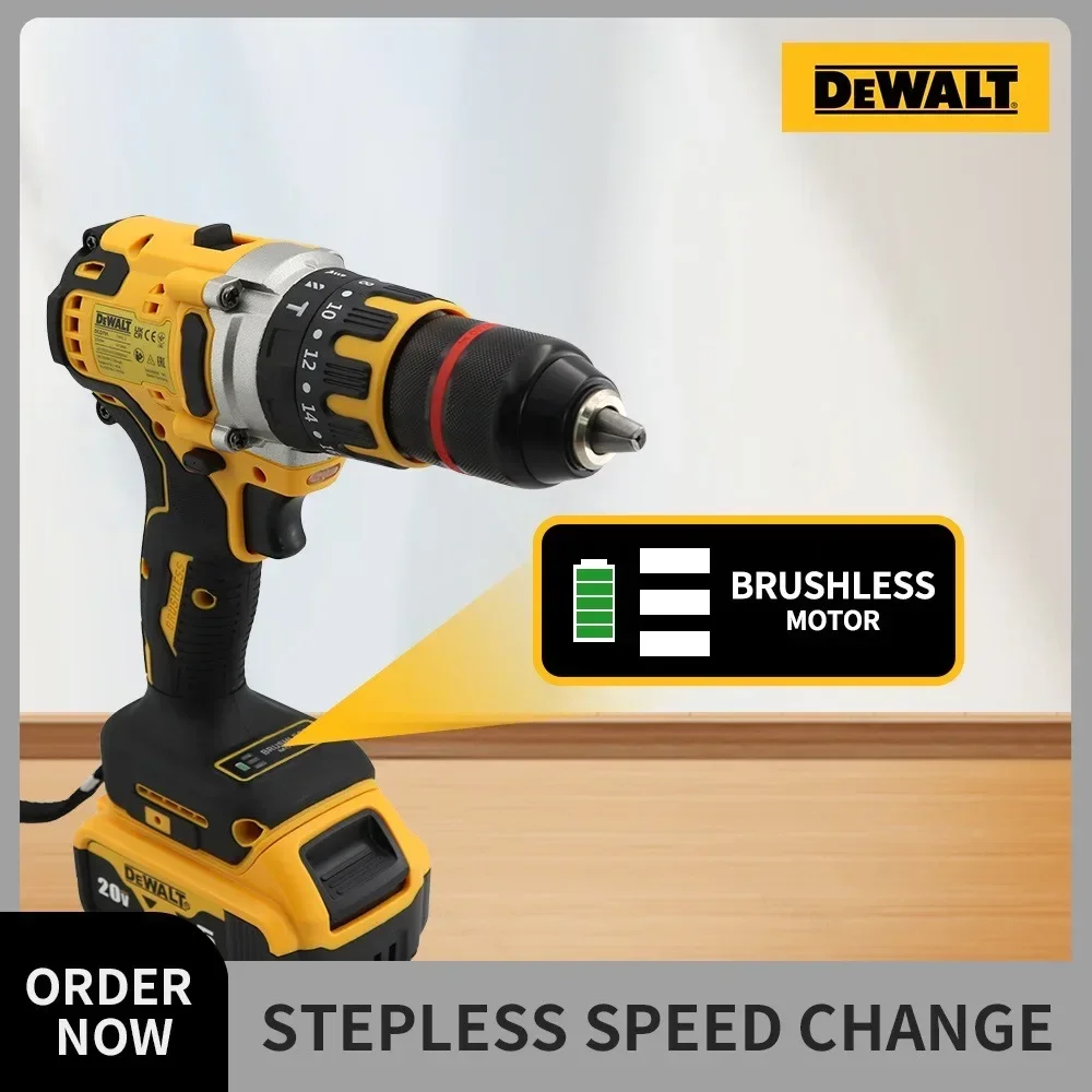 DEWALT Compact Cordless Drill Brushless Motor Drill Screwdriver Multi functional Drive Home Rechargeable Electric Tools DCD791