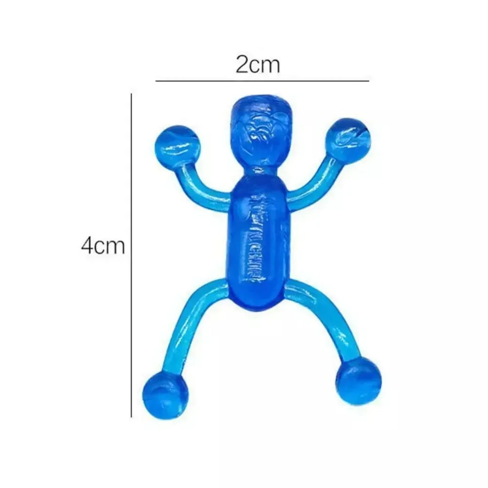 Funny TPR Squeeze Toy Color Random Sticky Hands Adhesive Soft Adhesive Elastic Decompression Toys