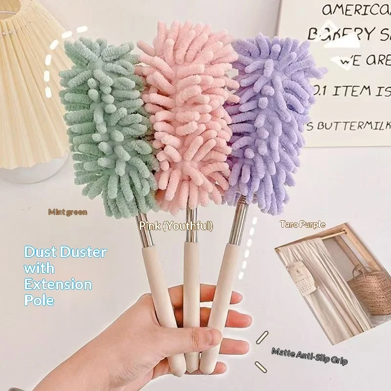 Bendable Extendable Mini Car Duster Microfiber Dusting Brush Detachable Washable Auto Dashboard Home Gap Dust Cleaner