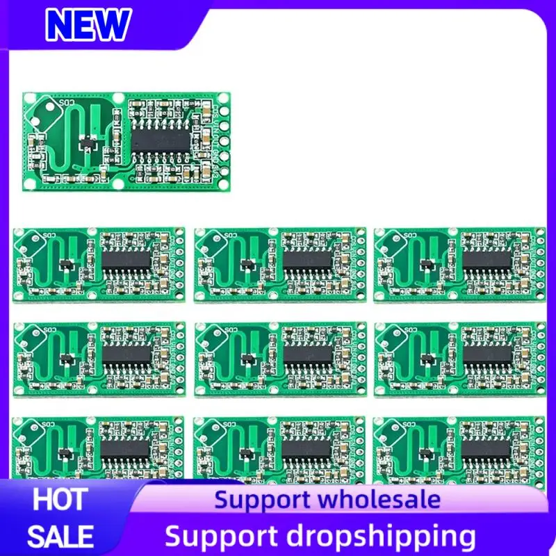 Cocok RCWL-0516 Modul Sensor Gerak Radar Microwave Modul Cerdas Induksi Tubuh Manusia Output 3.3V 5-8M Tahan Lama