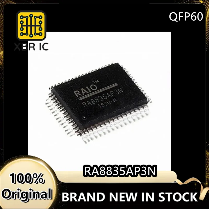 

(5/20 pieces) RA8835AP3N RA8835 package QFP-60 dot matrix LCD controller chip new original authentic spot fast delivery