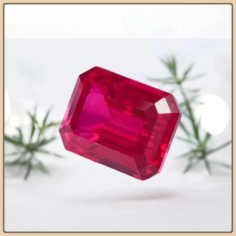 

Top Lab Grown Ruby Emeralds Cut Loose Gemstone DIY Charms Jewelry Rings Earring Making Selectable AGL Certificate