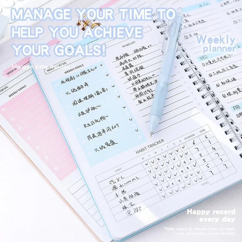 2024 Weekly Planner Agenda Notepad A5 Notebook 52 Weekly Planner Schedule Stationery School Office Supplies Stationery