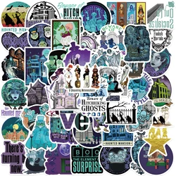 50PCS Haunted Mansion Scrapbook Stickers DIY Diary Laptop Luggage Skateboard Graffiti Decal Fun Stylish Classic Toys