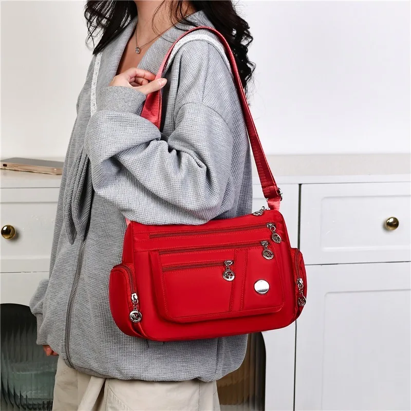 

Women's Bag Crossbody Bag 2025 New Oxford Single Shoulder Large Capacity Fashion Canvas Shoulder Bag