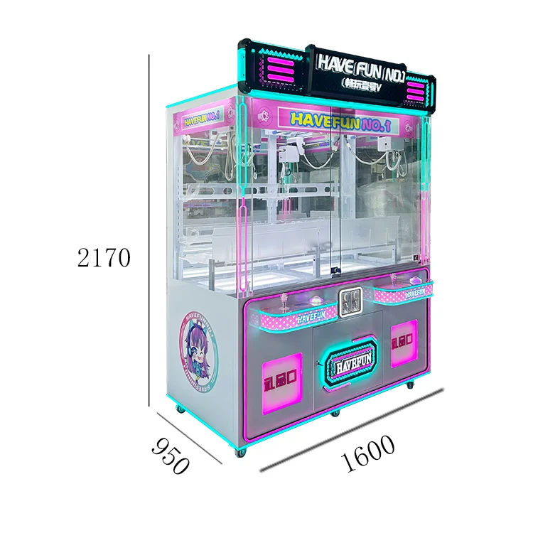 

Hot Sale Various Styles 2 Player Crane Machine Plush Doll Twister Claw Machines Coin Operated Game Amusement Claw Machine
