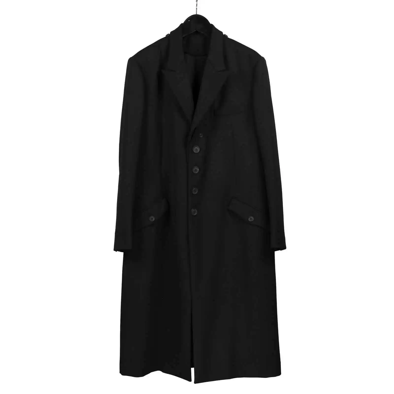 

TOP-YAMAMOTO25SS New men's trench coat for spring and summer