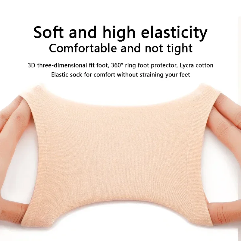 

Plantar Fasciitis Heel Pain Relief Protectors Foot Inserts Heel Socks for Sore Feet Bruised Foot Cracked Heels for Women 1 Pair