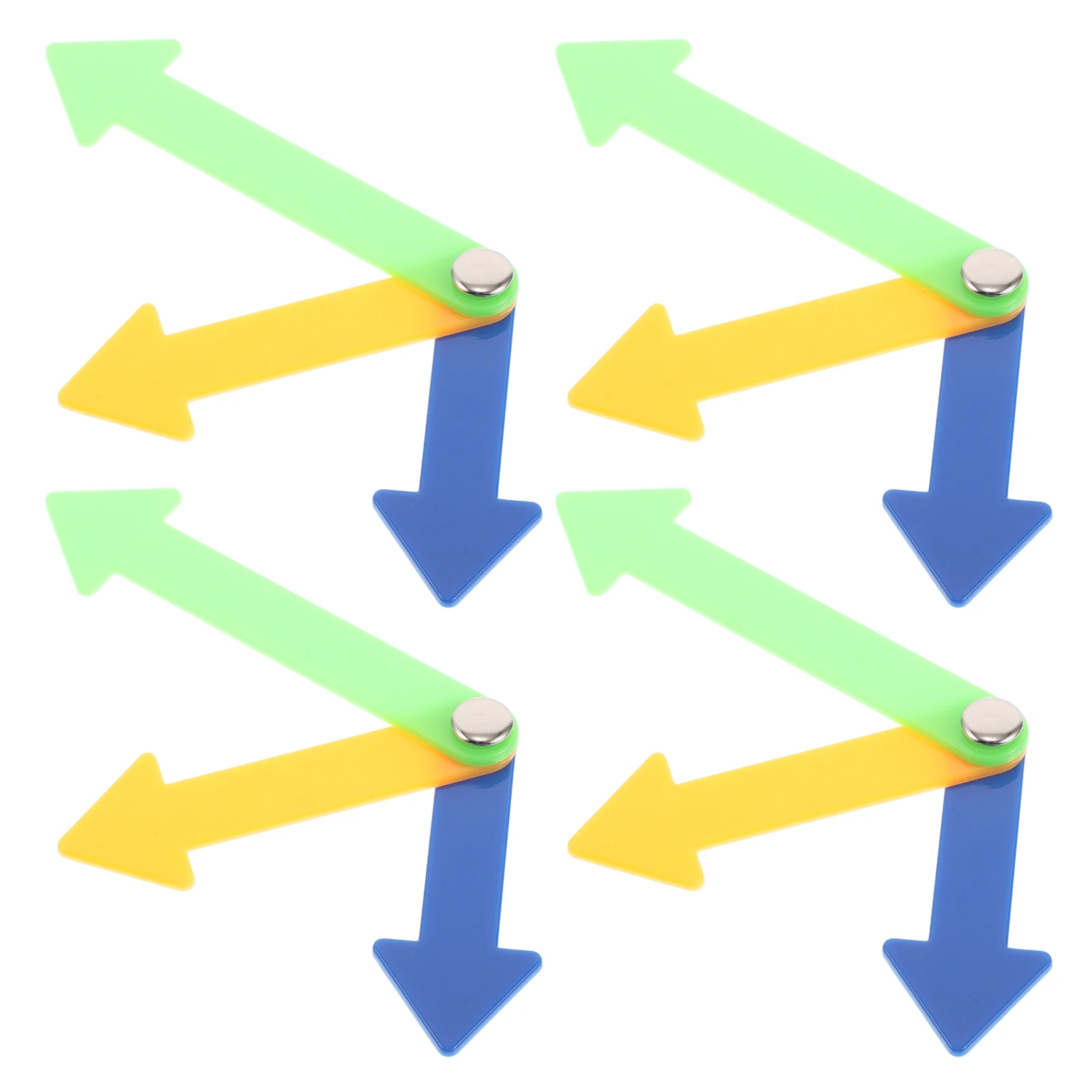 

4Pcs Plastic Clock Hands Replacement Parts DIY Accessories Teaching Clock School Educational Use DIY Projects Accessories