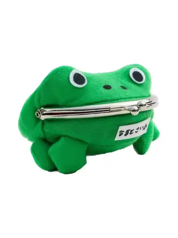 2024 New In Fashion Frog Coin Purse Kawaii Animal Women Men Coin Holder Bag Cosplay Prop Accessories Kid Toy Gift Cloth Wallets