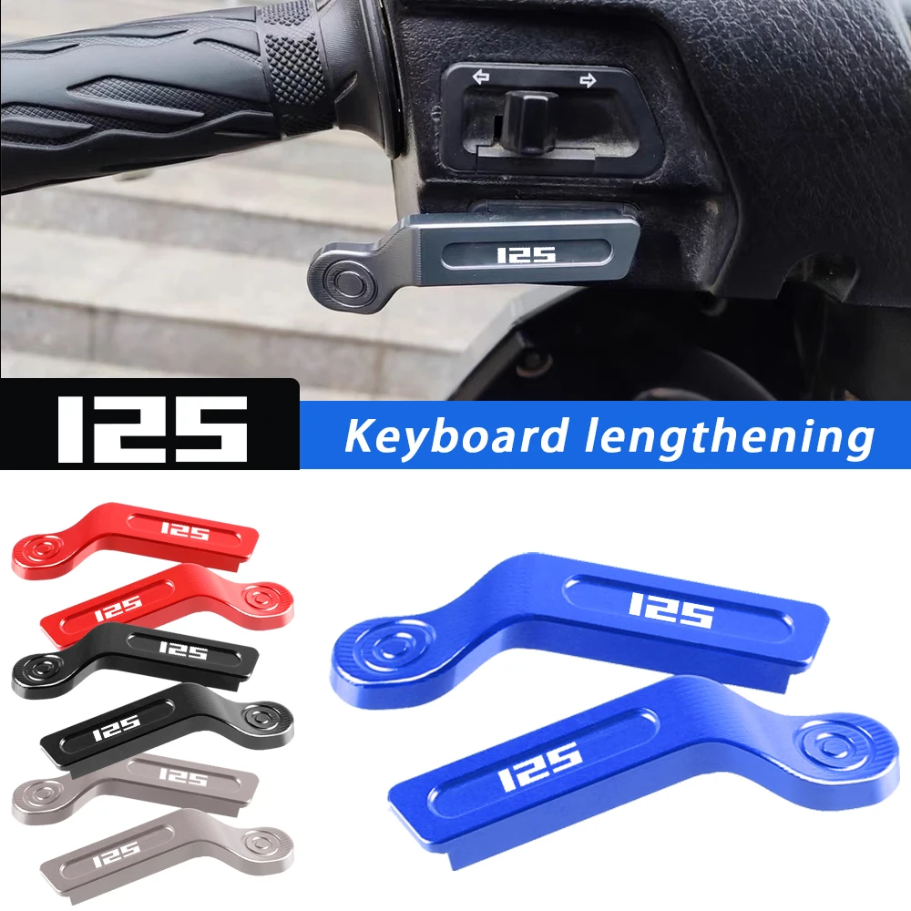 Motorcycle Accessories Keyboard Lengthening FOR SUZUKI UY125 UU125 UY-125 UU-125 All Years CNC Aluminum Horn Button Extension