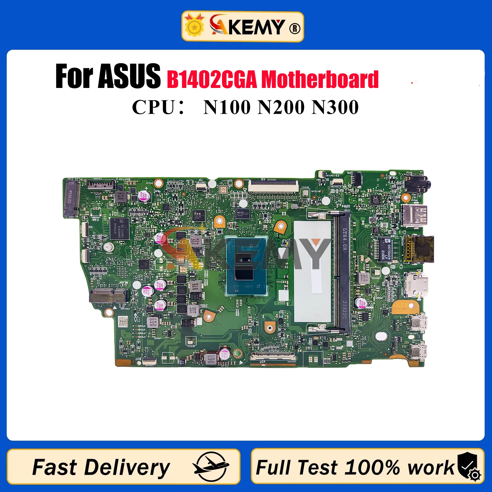 

B1402CGA Laptop Motherboard For ASUS ExpertBook B1402C B1402CBA B1402CGA Notebook Mainboard With CPU tests OK fast shipping stk