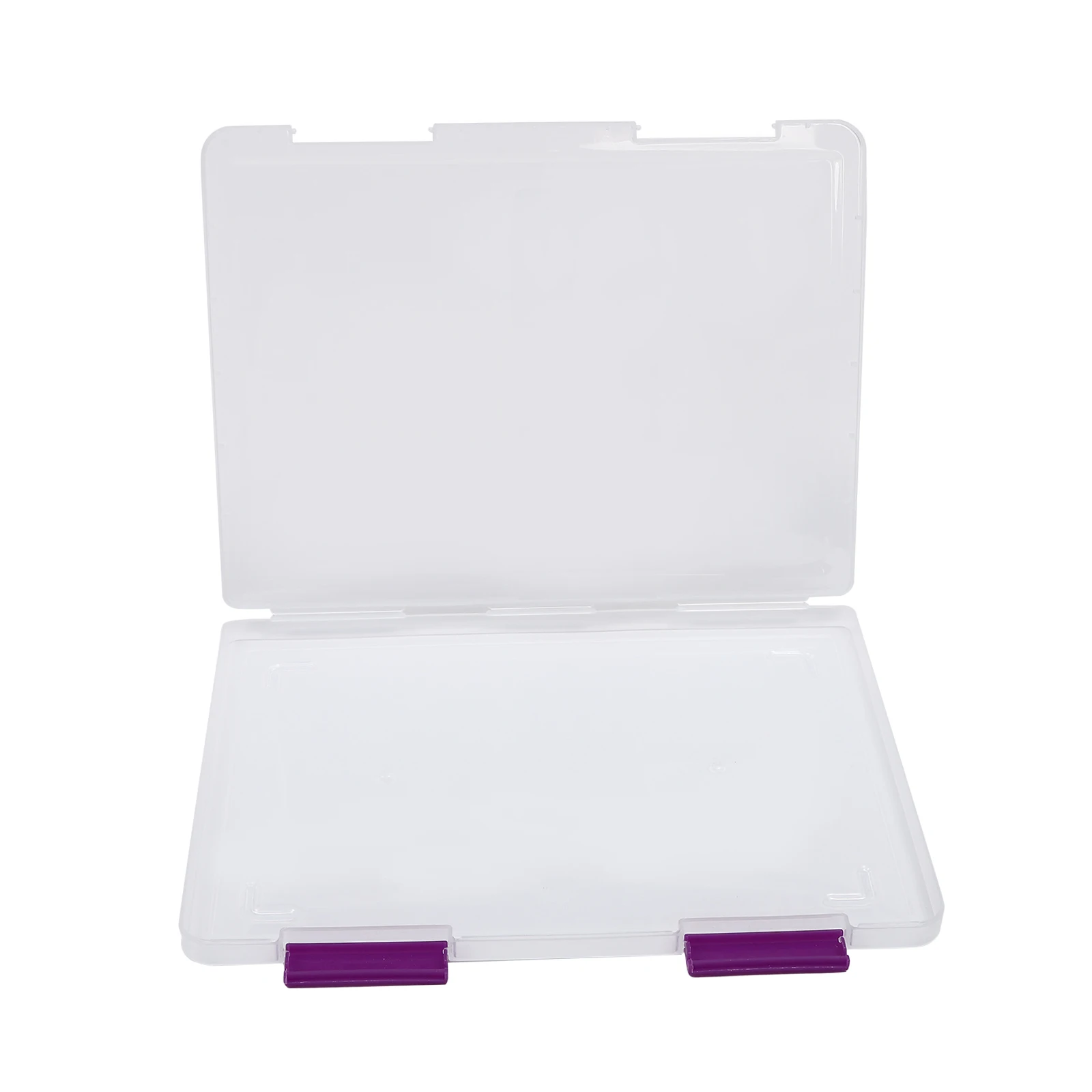 12PCS Plastic Document Storage Cases, Documents Magazines Holders, Clear File Boxes for Photos,Bills,Magazines,Books,Notebooks