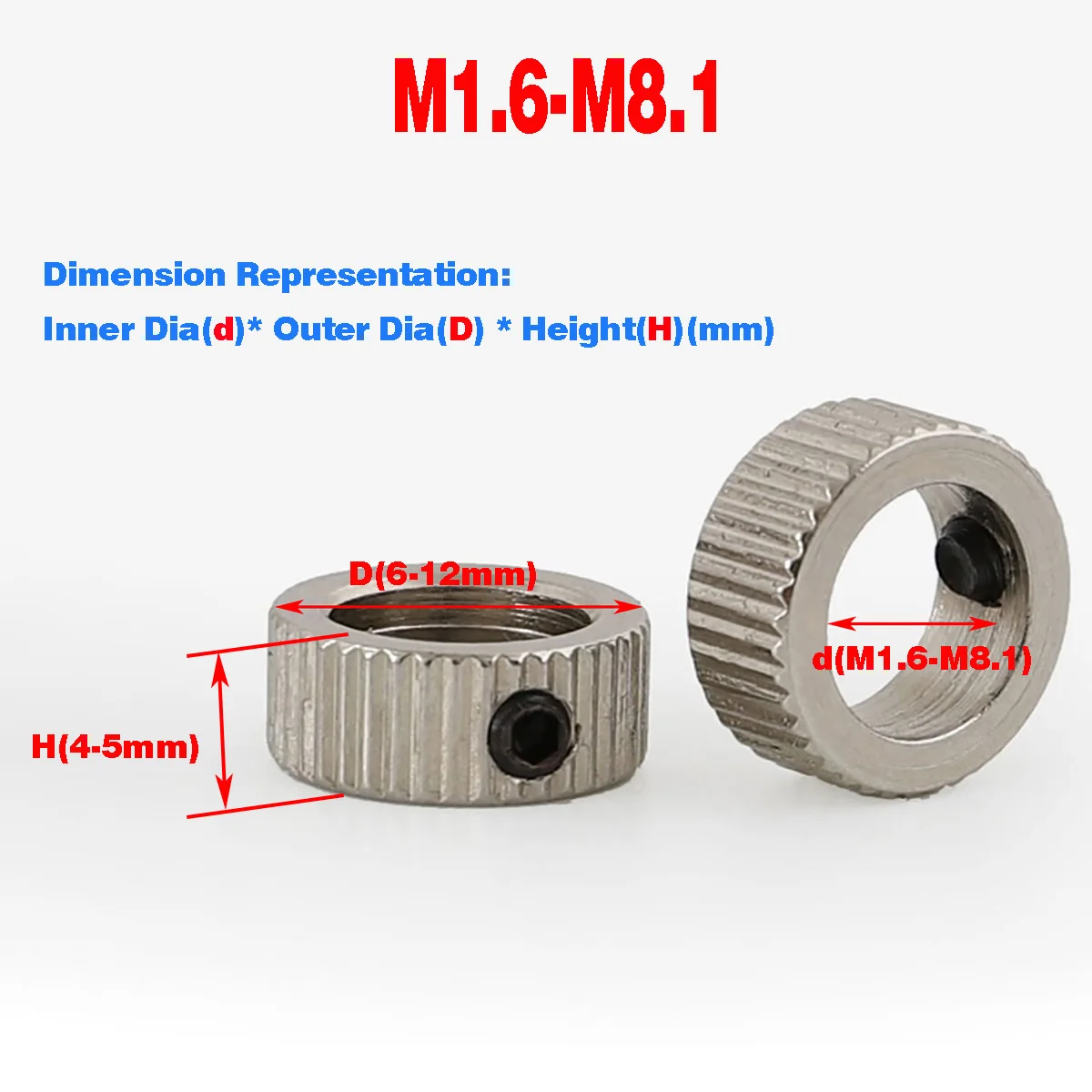 

Nickel-Plated Steel Bushings, Optical Shaft Limit Rings, Snap Rings, Positioners