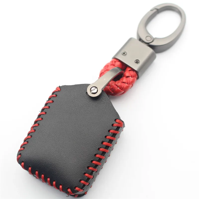 FLYBETTER 2Colors Genuine Leather 3Button Remote Key Case Cover For Ford Escape/Ranger/Explorer/Freestar Car Styling L12