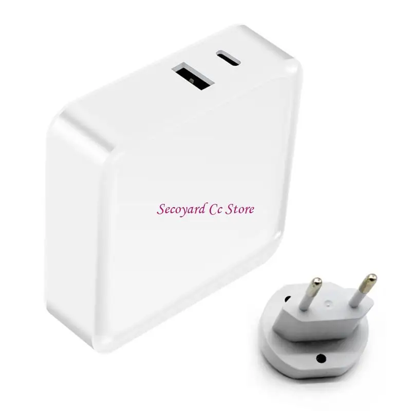 

N3UC Dual Ports 18W QC3.0 65W PD Type C USB Fast Quick Charging Dock Station