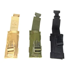 Molle Flashlight Holder Tactical Outdoor Single Pistol Magazine Pouch Hunting Knife Flashlight Sheath Multitool Pouch