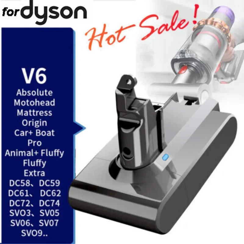 

Аккумулятор 21,6 в для пылесоса Dyson V6 V7 V8 V10 Series SV12 DC62 SV11 sv10