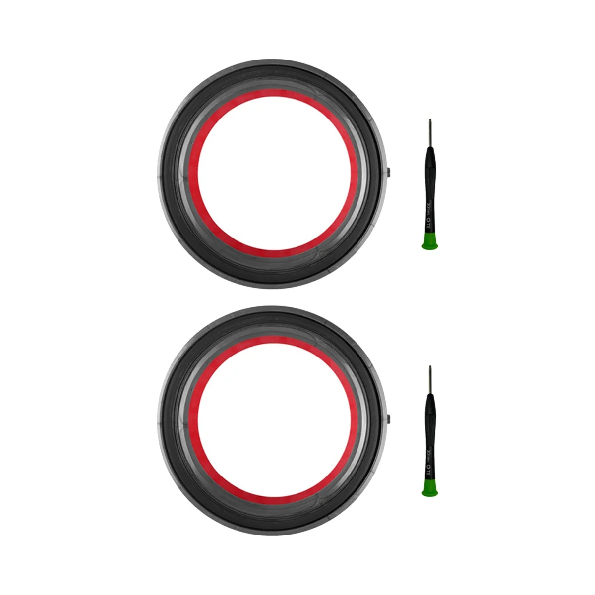 Cubo de polvo de repuesto para aspiradora V12 V10 Slim, contenedor de polvo, anillo de sellado fijo superior, piezas de caja de filtro, 2 piezas