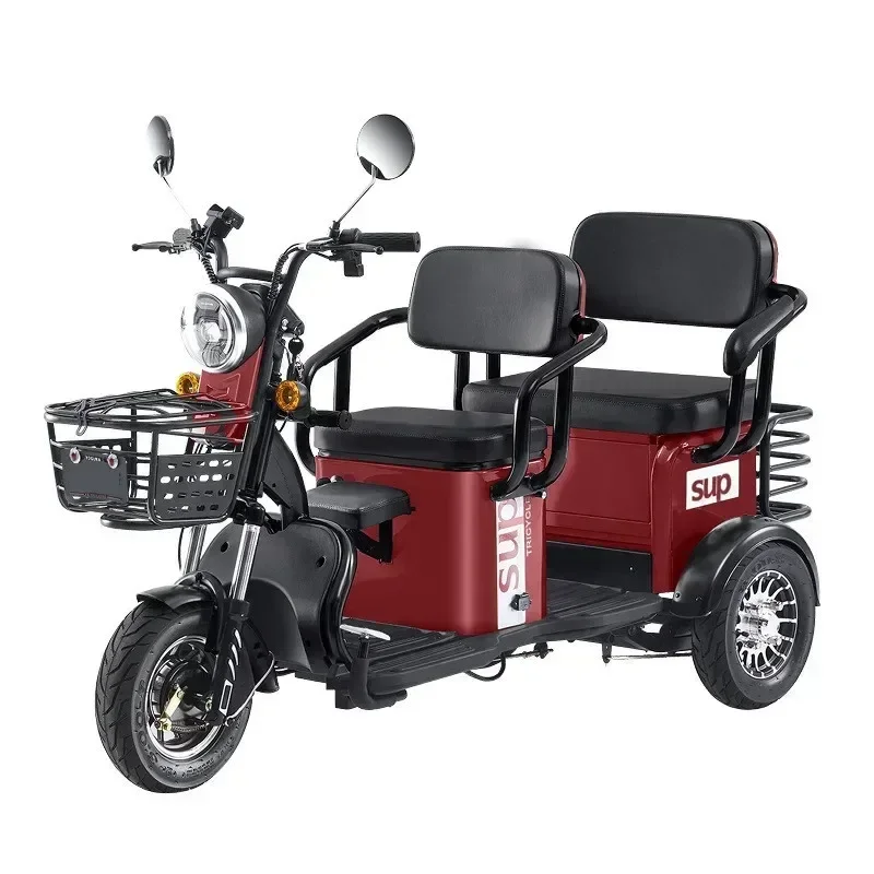 

Passenger and Freight Dual-purpose Electric Tricycle, New Adult Folding Leisure Shuttle, Children's Electric Scooter