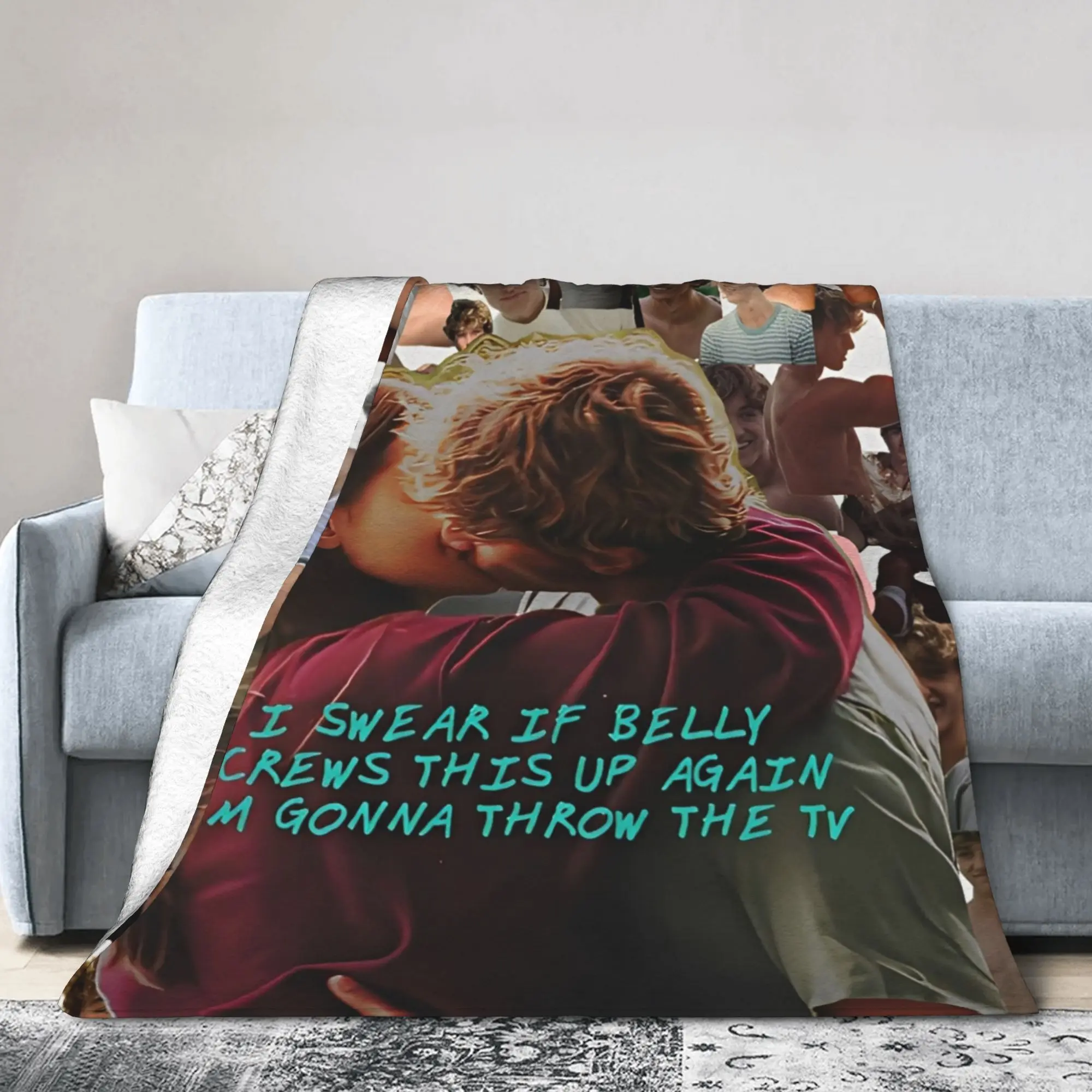 The Summer I Turned Pretty TSITP Blanket  Flannel Throw Blanket Bedroom Sofa Decoration Soft Warm Bedsprea,