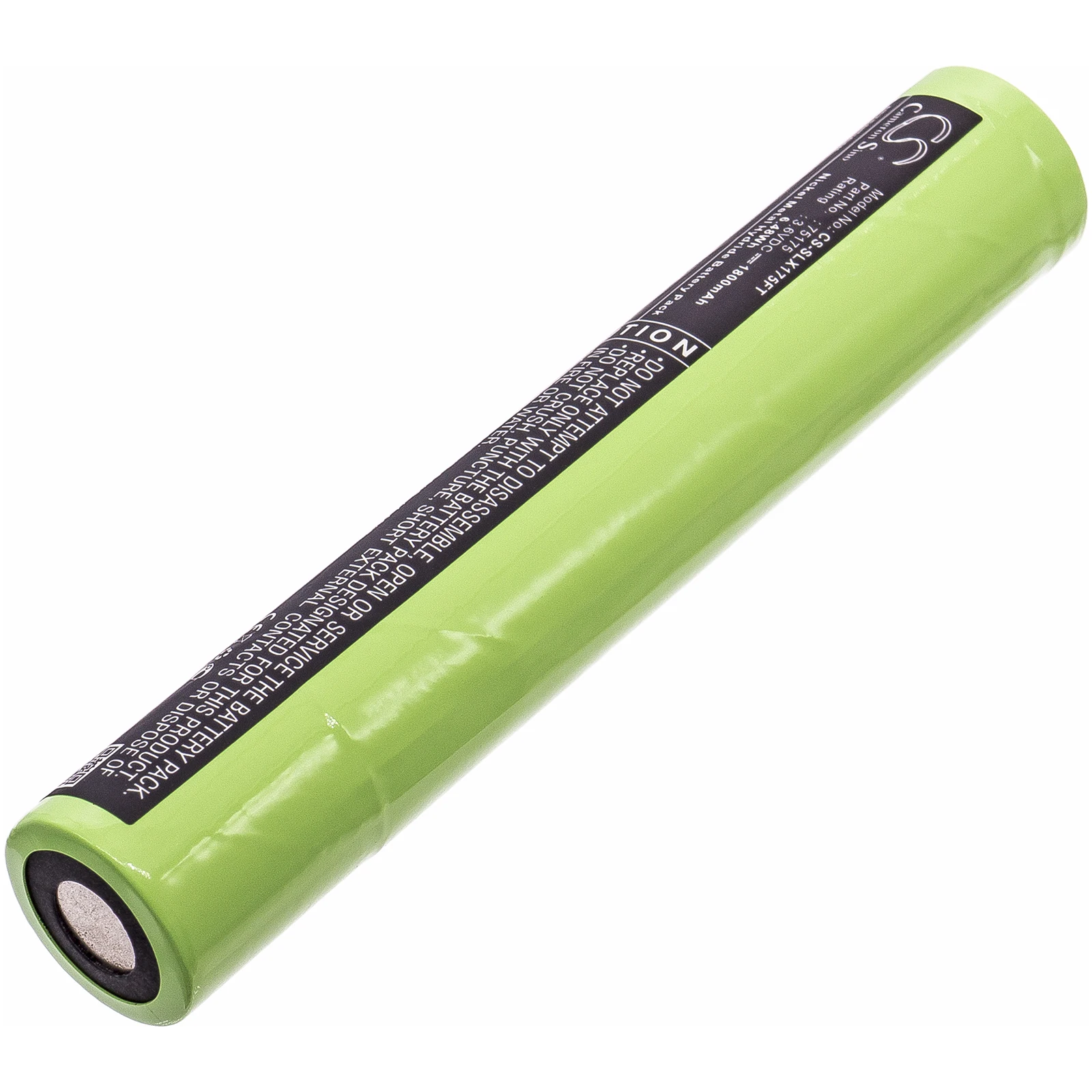 Battery for Peli,Streamlight M9,Black Knight M9,7059,7050 PN:75175 (1800mAh) 3.6V