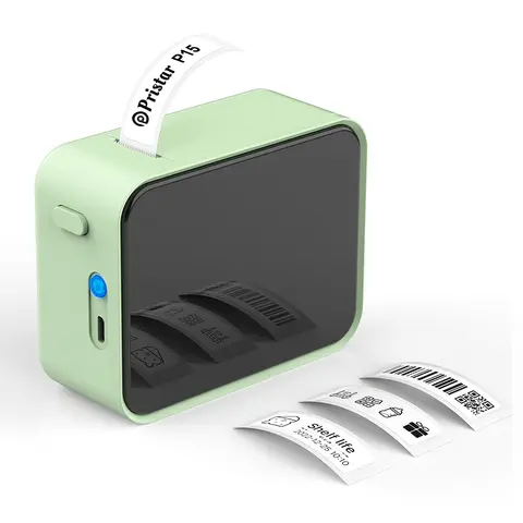 Marklife P15 Label Printer Similar as D11 D110 D101 Q30 Thermal Label Maker Portable Inkless Wireless Bluetooth Labeling Machine