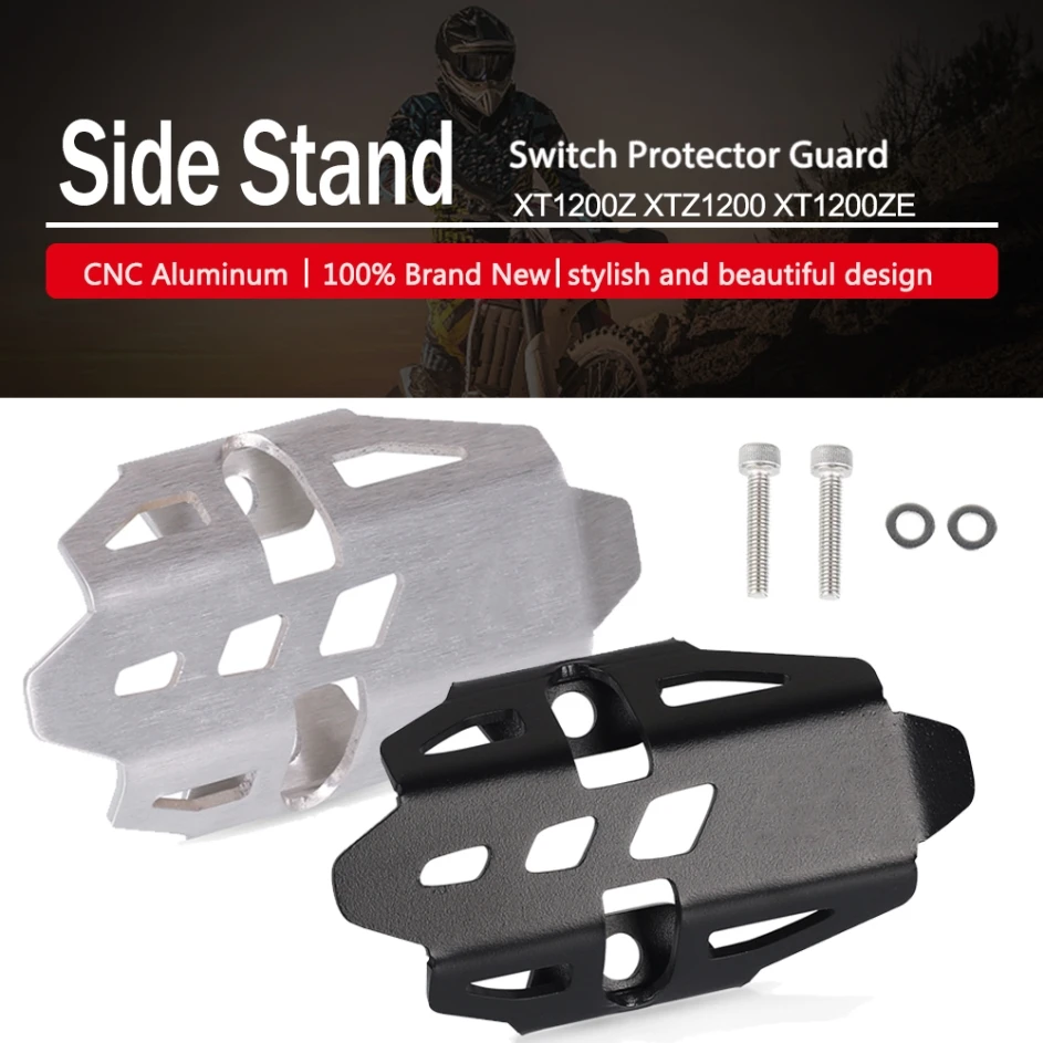 

For Yamaha XT1200Z XTZ1200 XT1200ZE SUPER TENERE ABS RAID EDITION CNC Sidestand Side Stand Switch Protector Guard Cover Cap