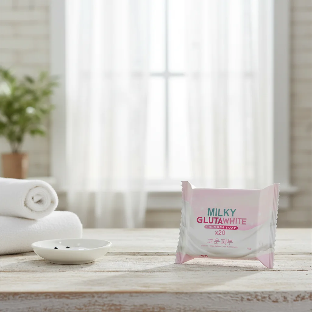 

Milk Moisturizing Soap Brighten Skin Increase Skin Elasticity Exfoliate Relieve Chicken Skin Restore Radiance Bright White Soap