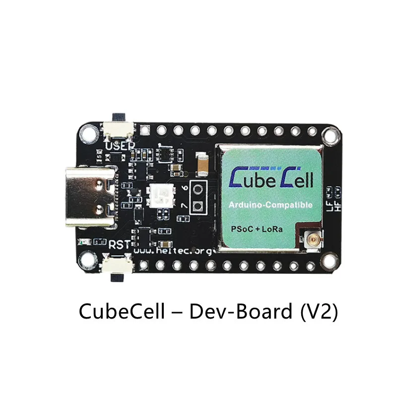 CubeCell-Dev-Board V2 Module Development Board 2pcs Type C 433-510 863-928 for Arduino/Lora Sensors Lora ASR650x IP67 Antenna