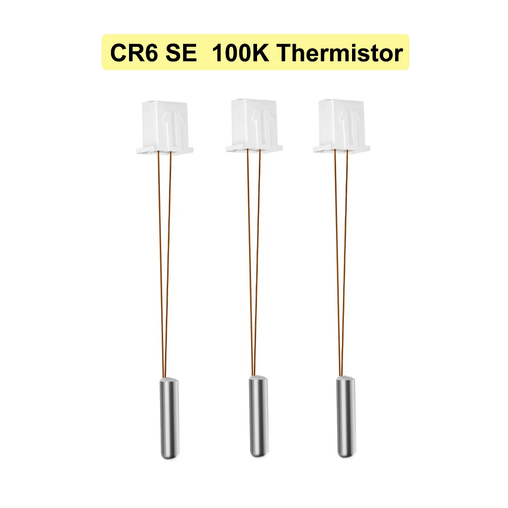 

3 шт. CR6 SE 100K датчик температуры термистора XH2.54 длина горячего термистора 75 мм для фотоэлементов 3D принтера