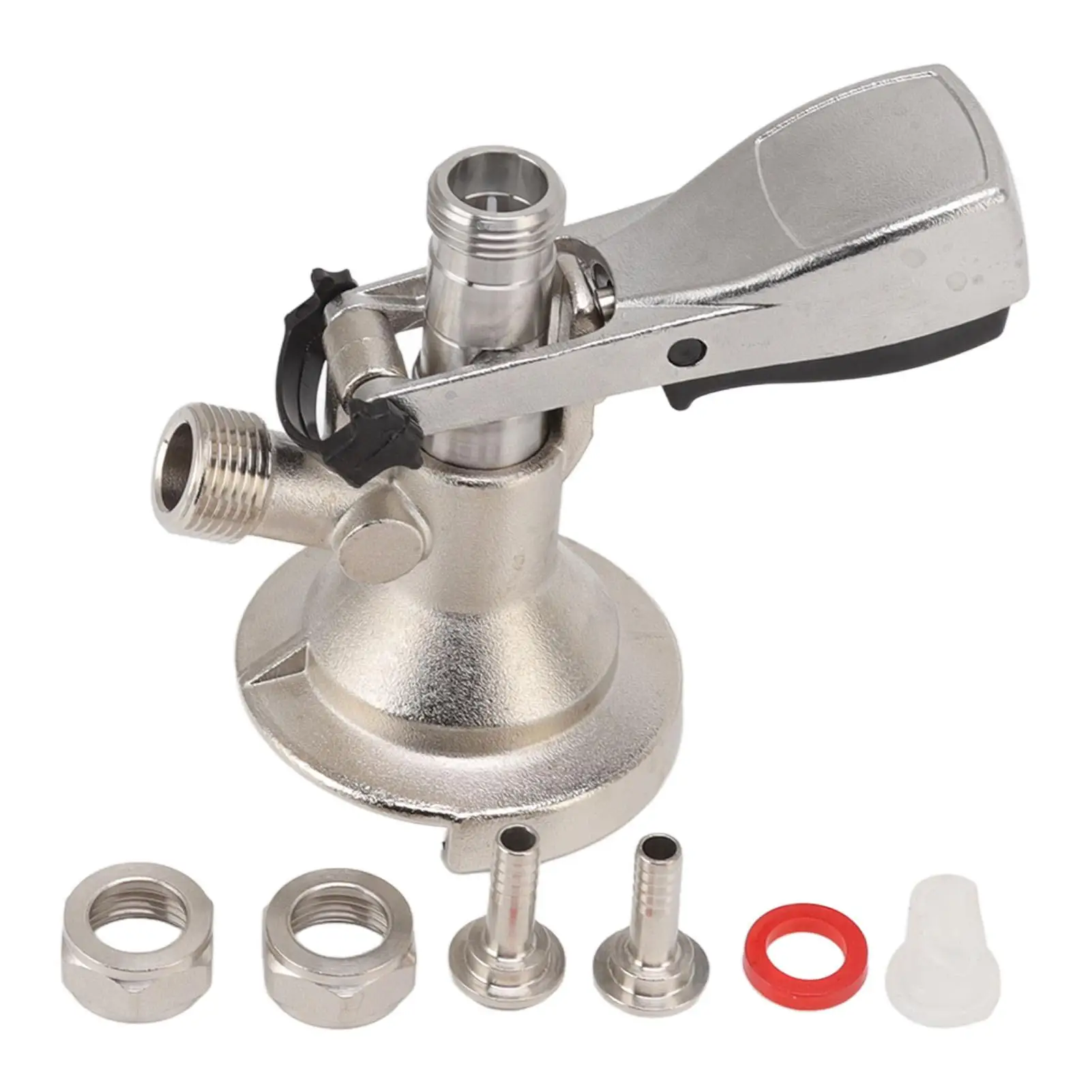 Brass & Stainless Steel Beer Keg Coupler Tap - Ideal for restaurants , Pubs & Home Brewing