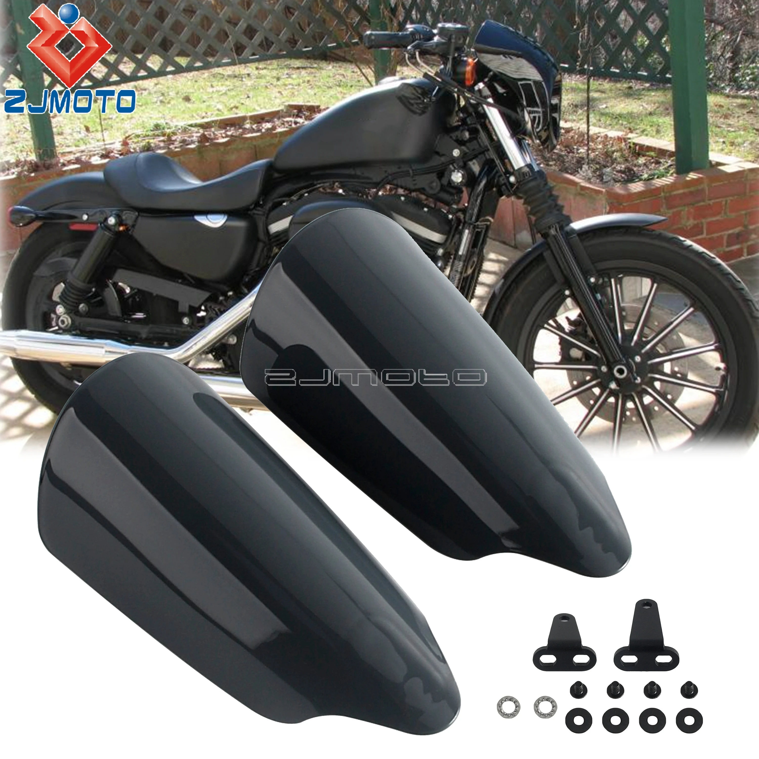 

Handlebar Handguards For Harley Sportster Custom XL1200C XL883C Hugger XLH883 Sport XL1200S 96-03 XL883R 02-03 Hand Wind Shield