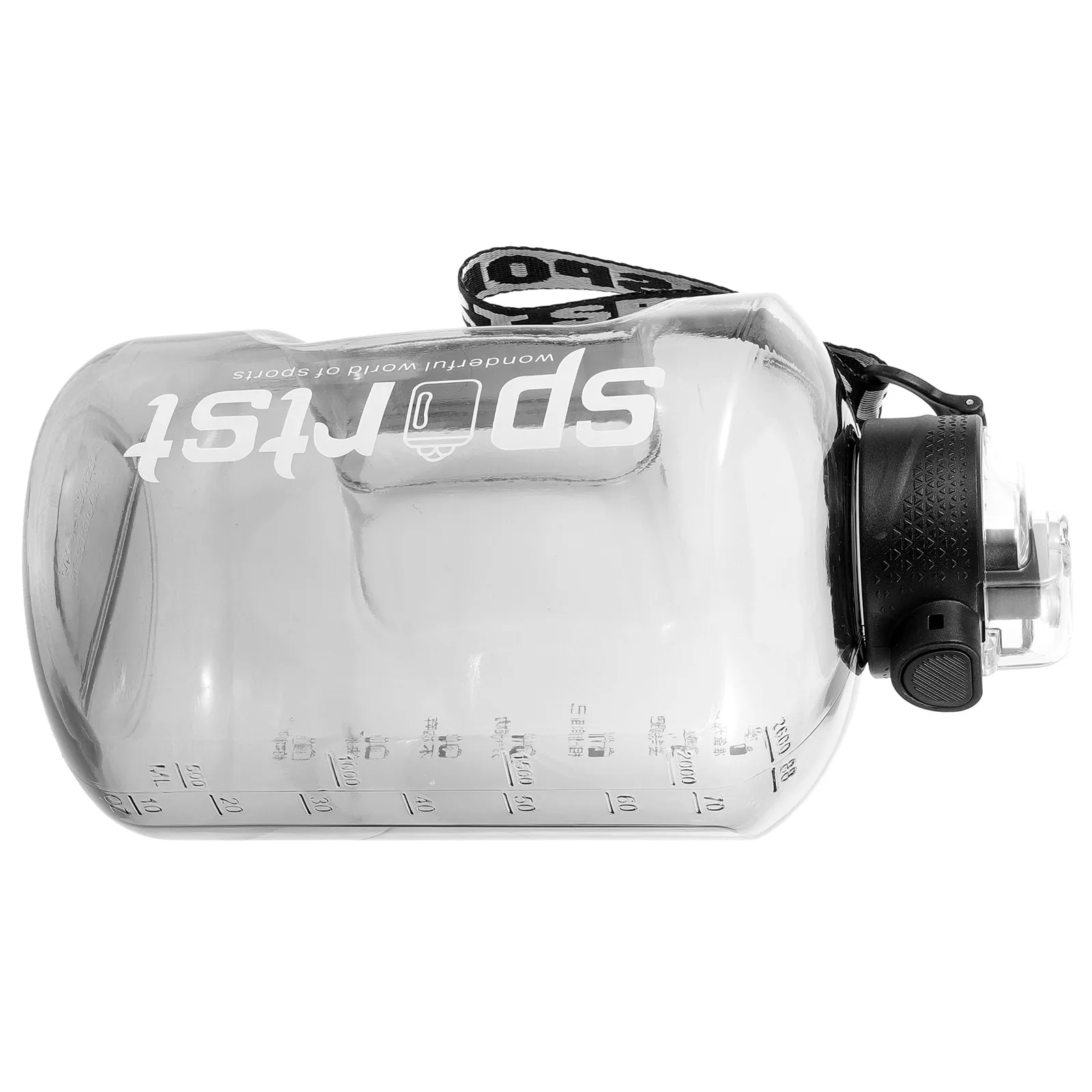 

Portable Kettle Water Bottle for Fitness Sport Large Capacity PC Empty Plastic Outdoor Men and Women