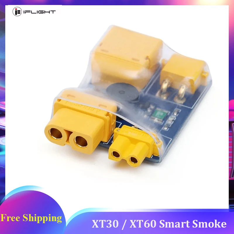 iFlight XT30 / XT60 Smart Smoke Stopper Fuse Test Safety Plug Short-circuit Protection Plug for FPV Racing drone