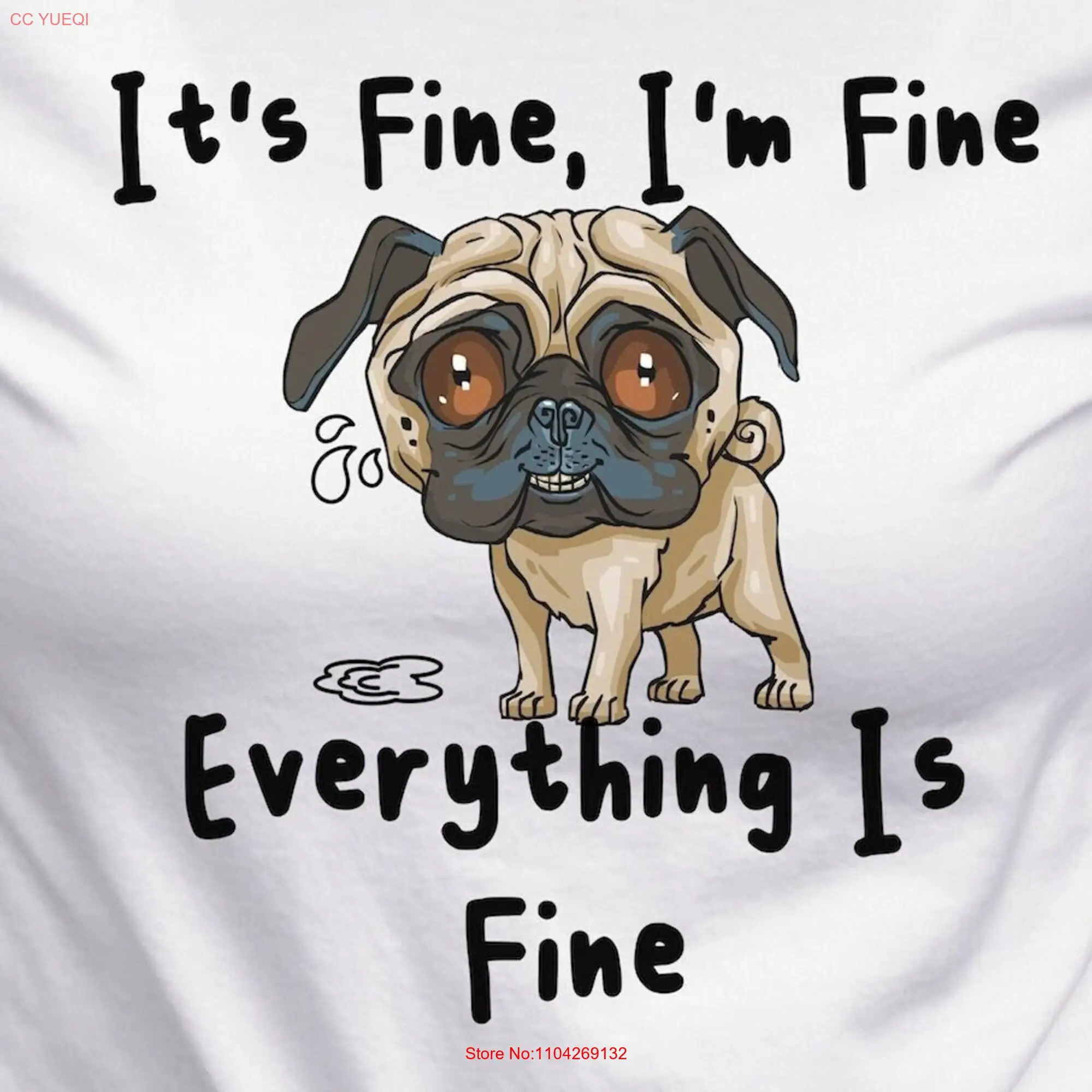 It's Fine I'm Everything Is T Shirt Mental Positivity Inspirational Motivational Comfort Wear Encouraging Idea