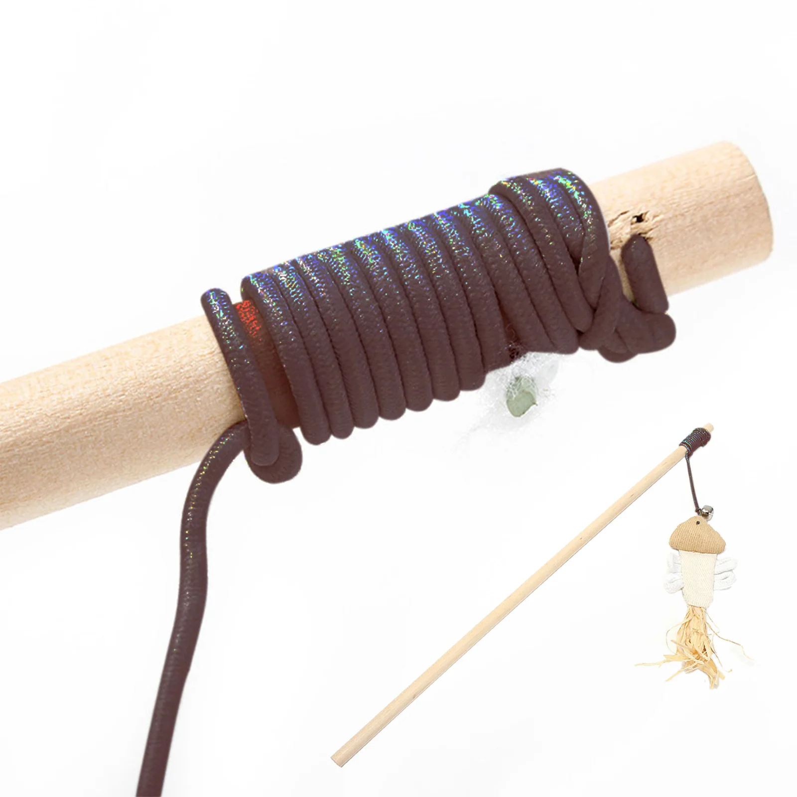 

Cat Teaser Wand Chick Design with Bell Interactive Fun Play for Kitten Exercise and Entertainment Great Gift for Cat