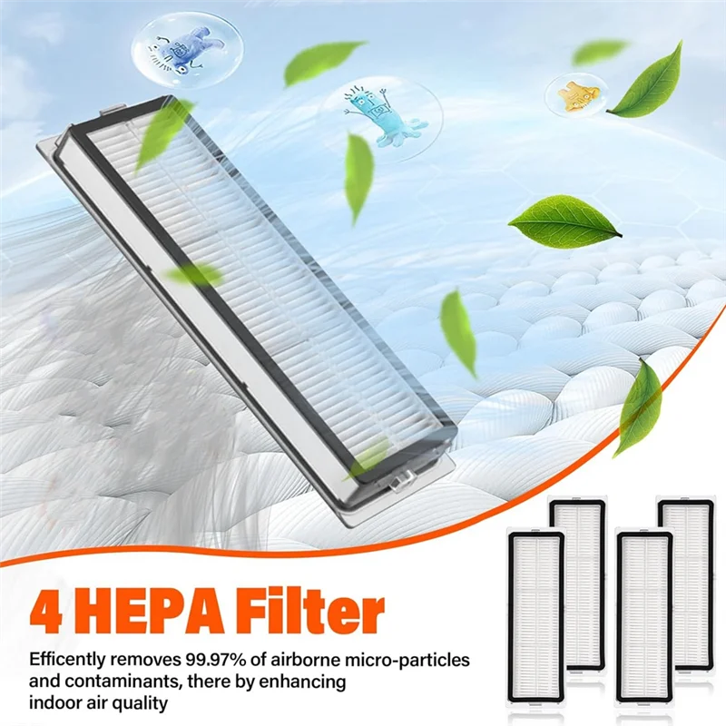 A84G-For Dreame L10s Ultra/L10 Ultra/L10s Ultra/Dreame L10S/S10/S10pro/Xiaomi X10 Vacuum Cleaner Main Side Brush Filter Parts