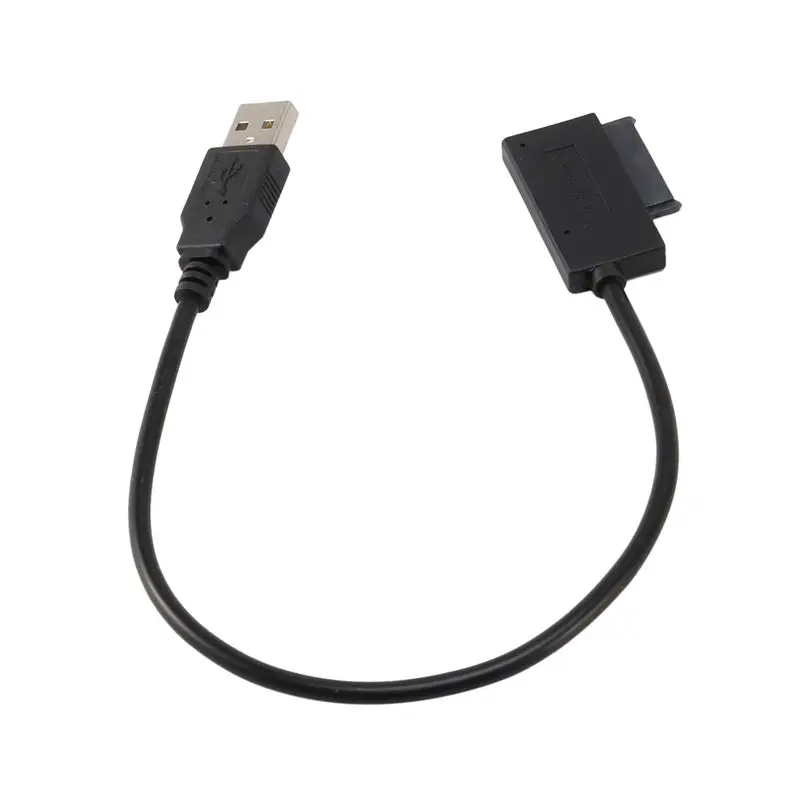 Exquisite-3X USB 2.0 To Mini Sata II 7+6 13Pin Adapter Converter Cable For Laptop CD/DVD ROM Slimline Drive