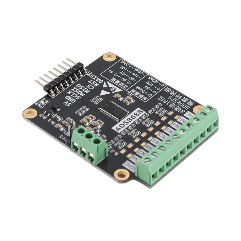 M11K-ADS8688 Module 8-Channel 500KSPS Module 16-Bit Analog-To-Digital Conversion Module