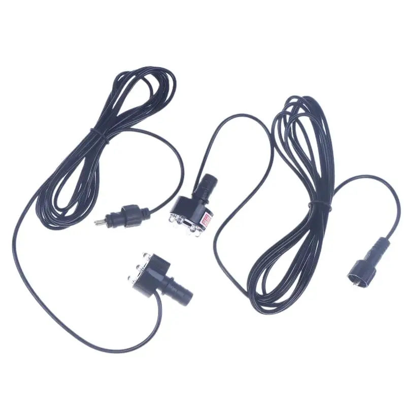 1PCS Underwater 6-LED Light Ring For Fountain Fish Pond Water Garden AC Adapter Warm White/White Fountain Light Ornament