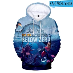 Subnautica Below Zero 3D Printed Hoodies Game Sweatshirt Men Women Fashion Hoodie Pullover Streetwear Tops Oversized Tracksuit